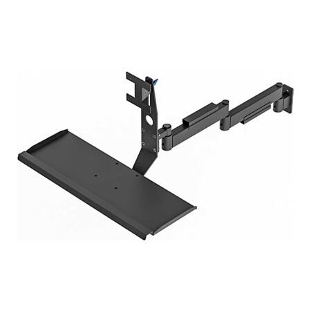 Strohmaier Dectron Industrial Ultra Flex 180 Monitor Mount with Integrated Keyboard Tray 70-8600-00